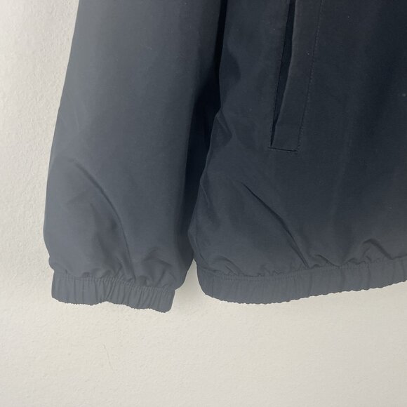 Nike Black Lightweight Track Windbreaker Jacket White Stripe Size XXL - Picture 5 of 7